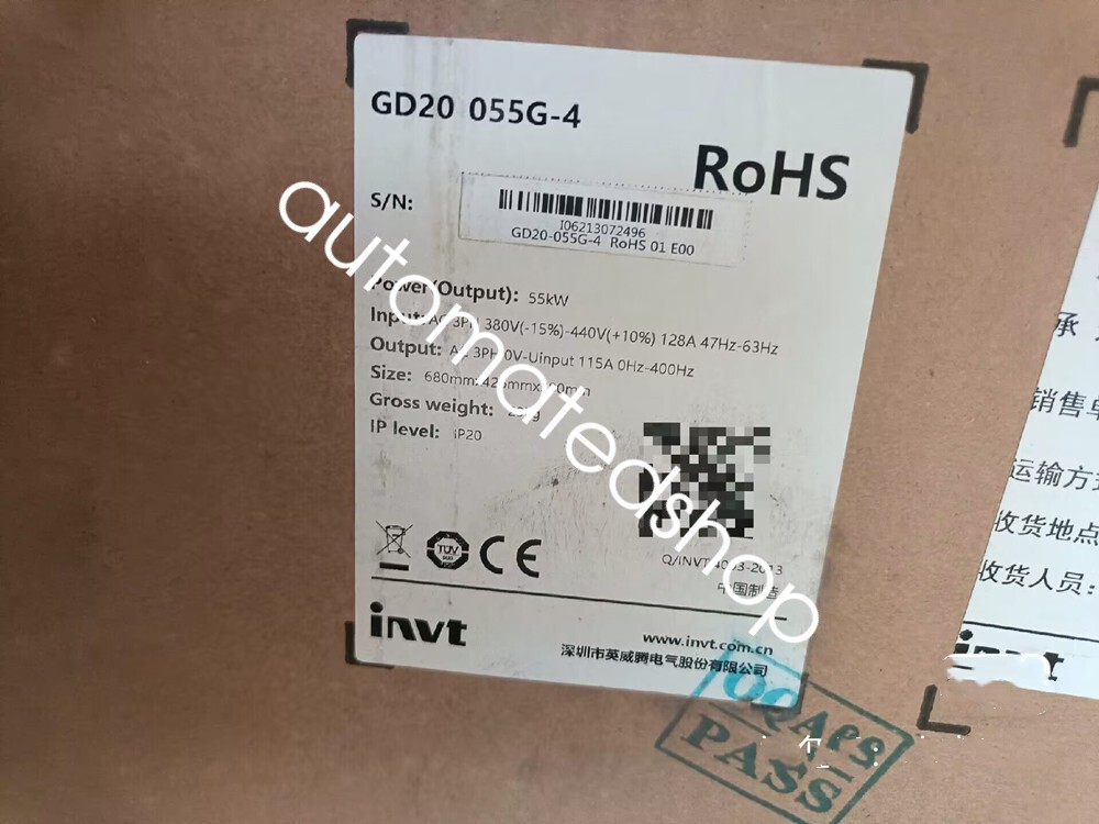 1Pcs New GD20-055G-4 frequency converter Shipping DHL or FedEX