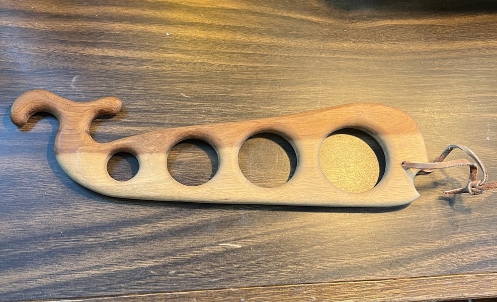 Handcrafted Wooden Whale Spaghetti Portion Measurer