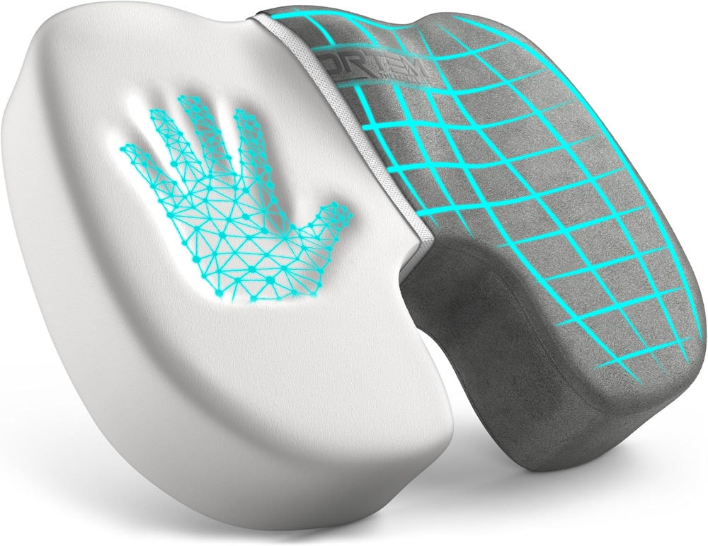 XL Seat Cushion Pillow for Office Computer Chair, Car, Memory Foam, Non-Slip Bot