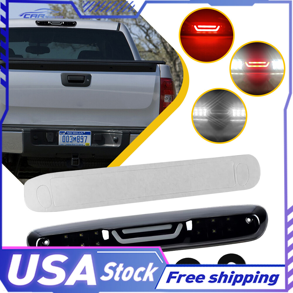 2007-13 Chevy Silverado 1500 Smoke LED 3rd Brake Light Cargo Lamp