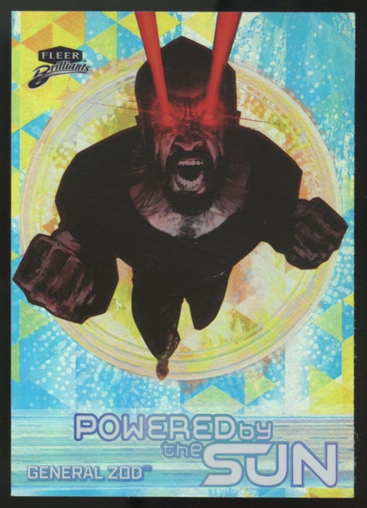 2025 Fleer Brilliants Superman General Zod Powered By The Sun #PS-2