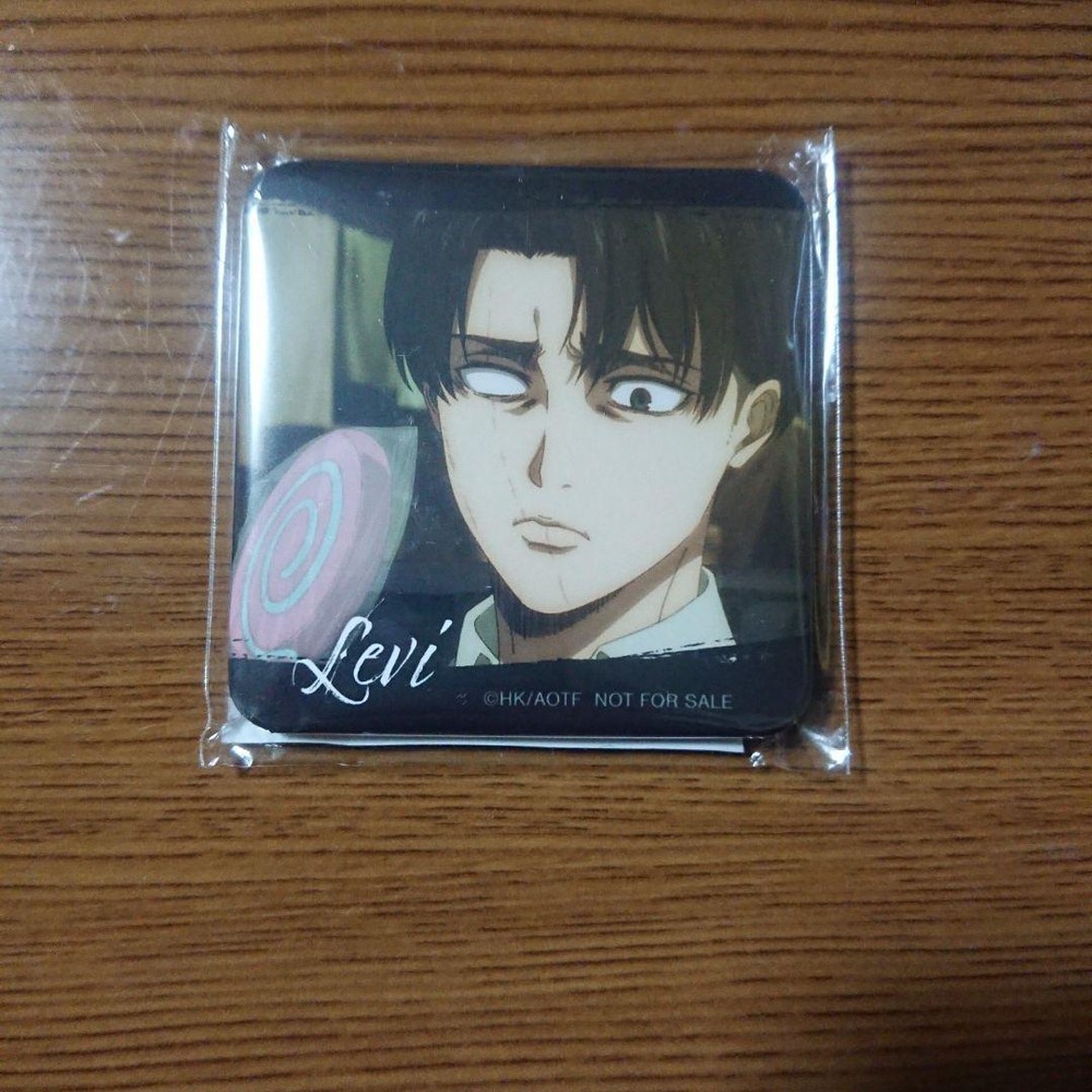 Attack On Titan Levi Can Badge Animate Limited Box Bonus