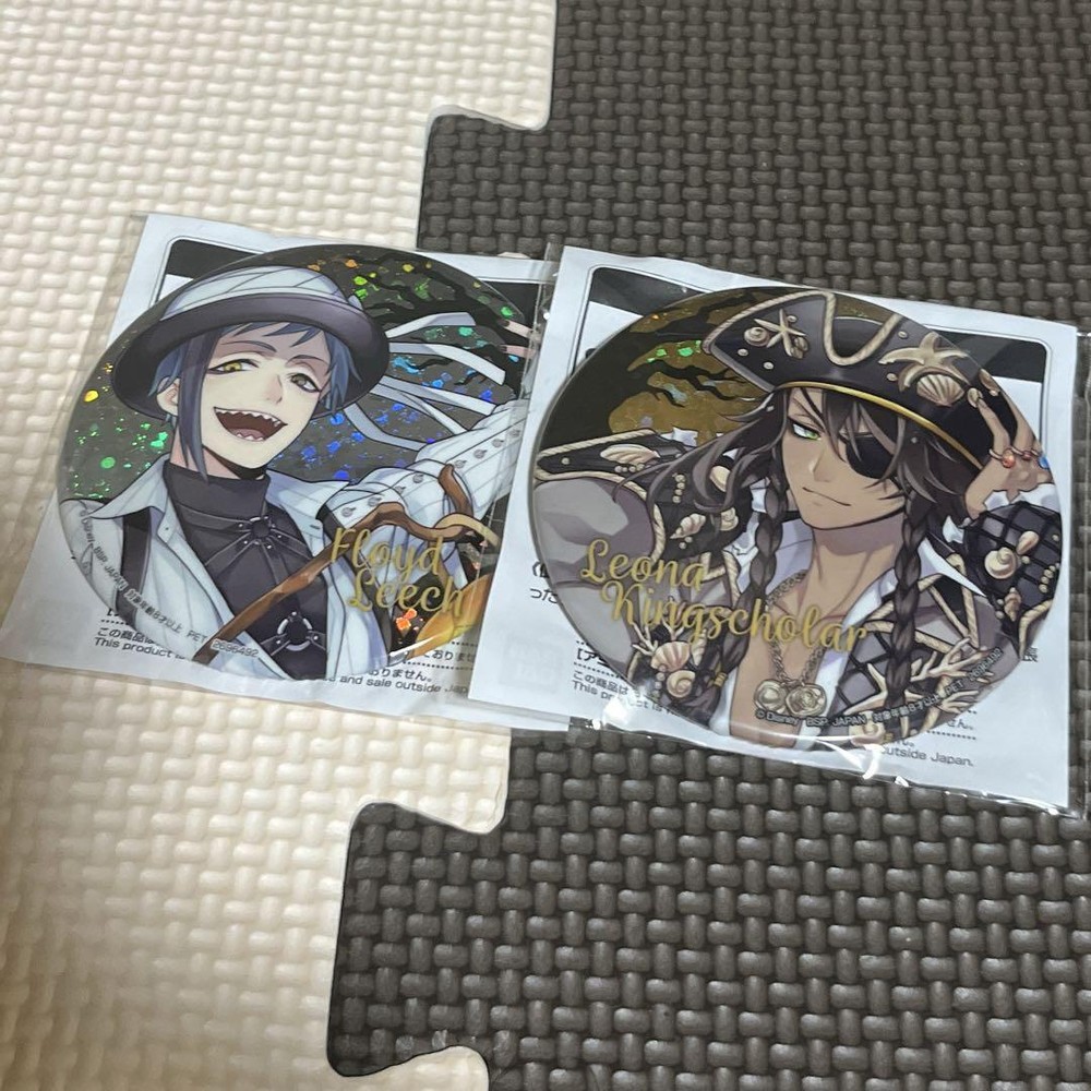 Twisted wonderland Namco Holographic Badge Anime character Animation