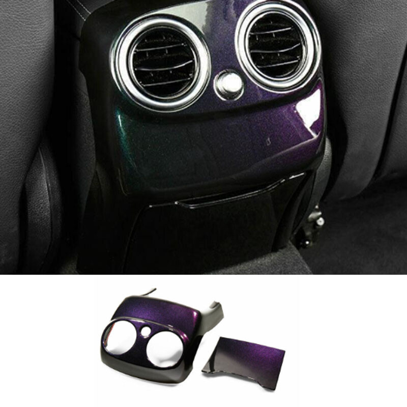 ABS Gradient Rear AC Air Outlet Vent Panel Trim Fit For Benz C-Class 2015-2018