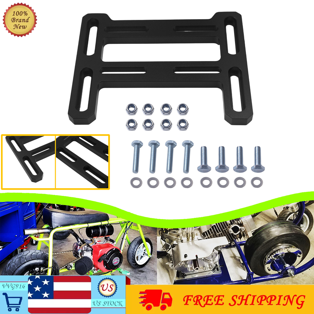 Aluminum Motor Engine Mount Adapter Bracket Plate for Coleman 100 Doodlebug DB30