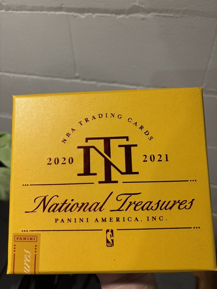 NBA NATIONAL TREASURES EMPTY COLLECTOR BOX NO CARDS 2020 2021 NO CARDS! DISPLAY!