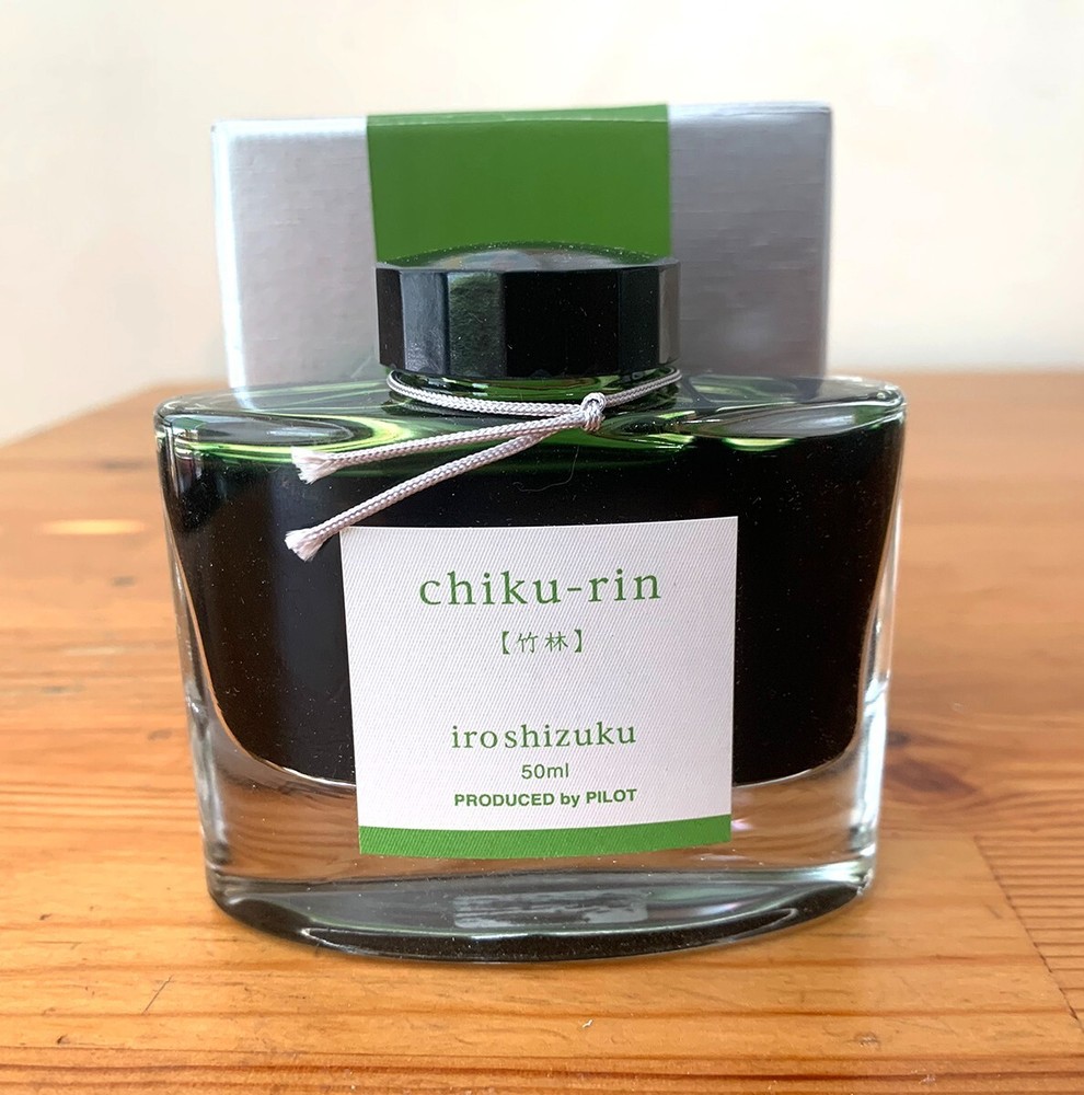 Pilot Iroshizuku Fountain Pen Ink Chiku-rin (Bamboo Green) 50ml
