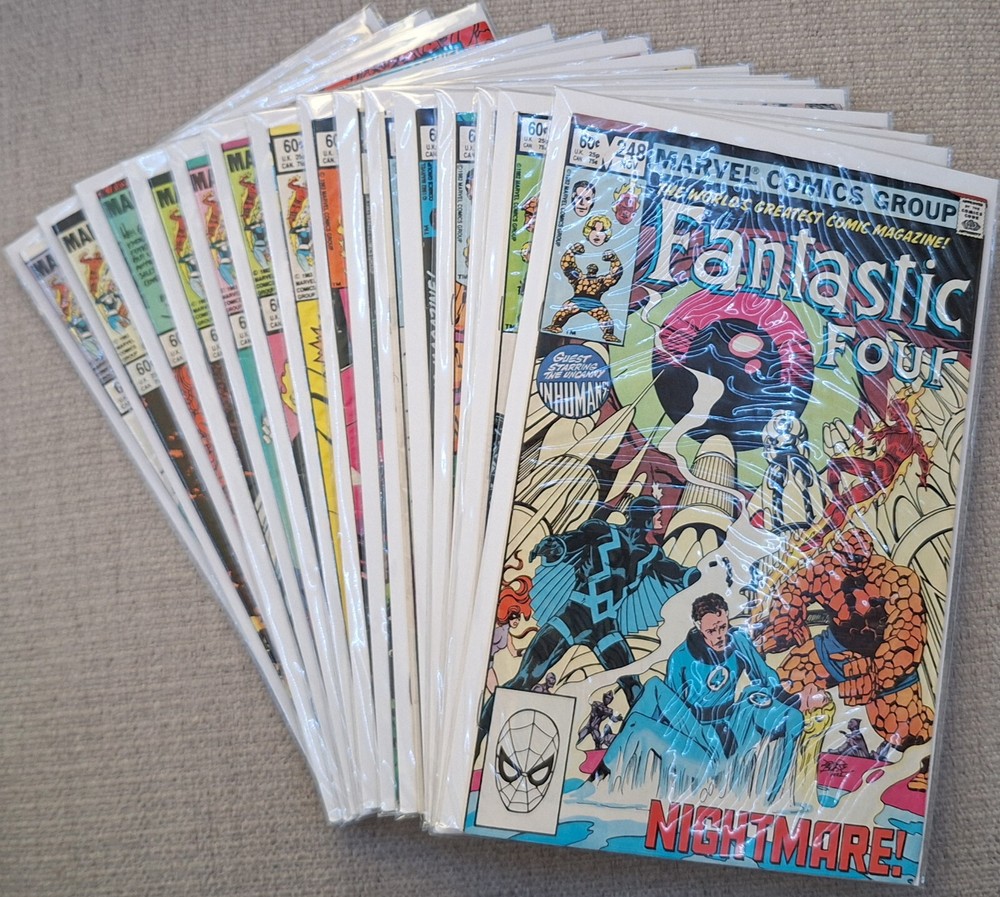 Lot of 15 Marvel Comics Fantastic Four #248 - #264 John Byrne Doctor Doom