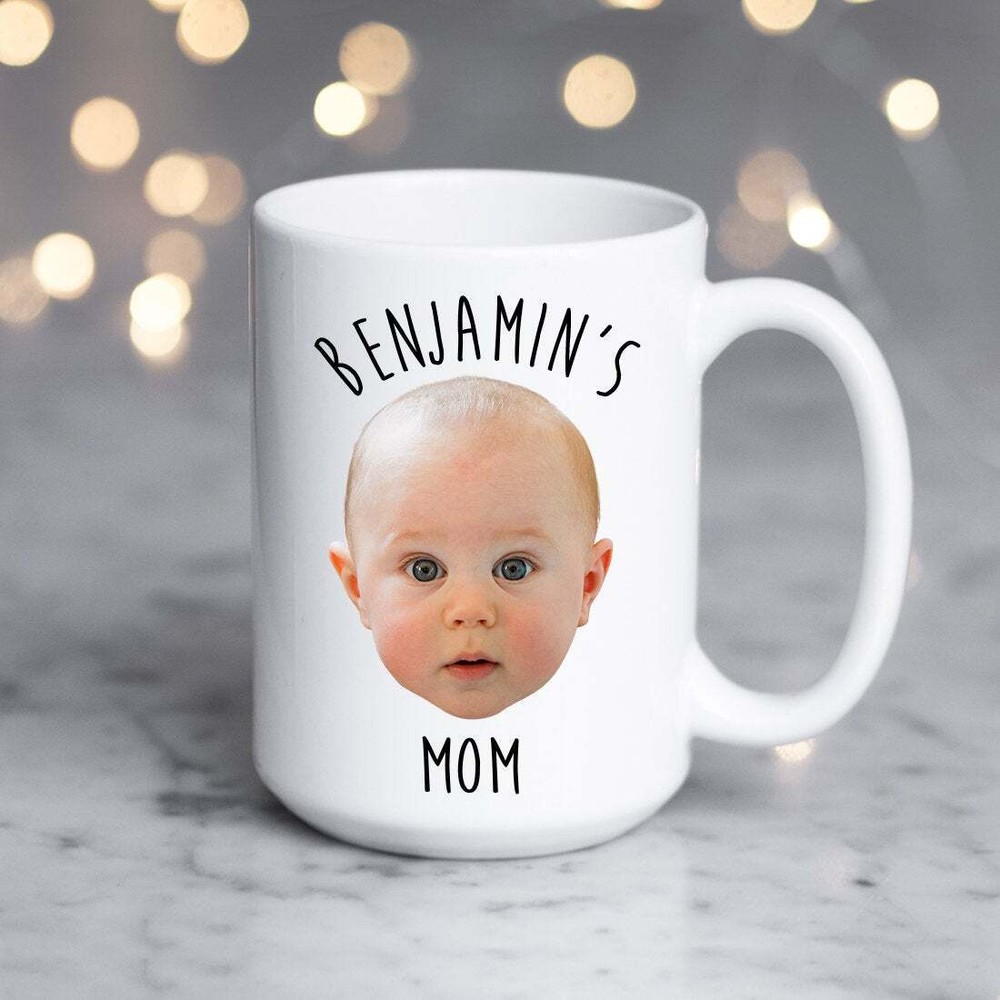 One Baby Photo Mug Face Mug Custom Face Mug Baby Face Mug Custom Photo And Text