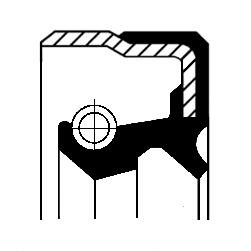 01019480B Corteco shaft seal, differential for Mercedes-Benz, Nissan