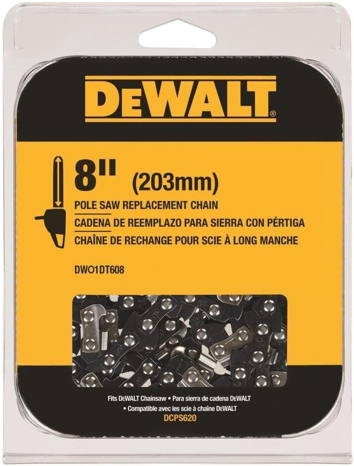 DEWALT 8 in. Pole and Pruning Chainsaw Chain 34 Link