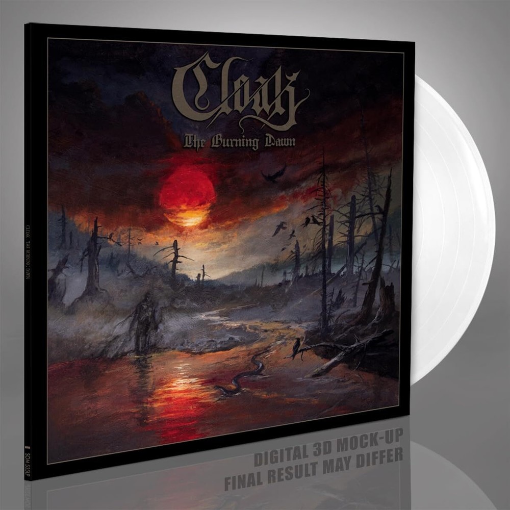 CLOAK THE BURNING DAWN LTD OPAQUE WHITE VINYL LP