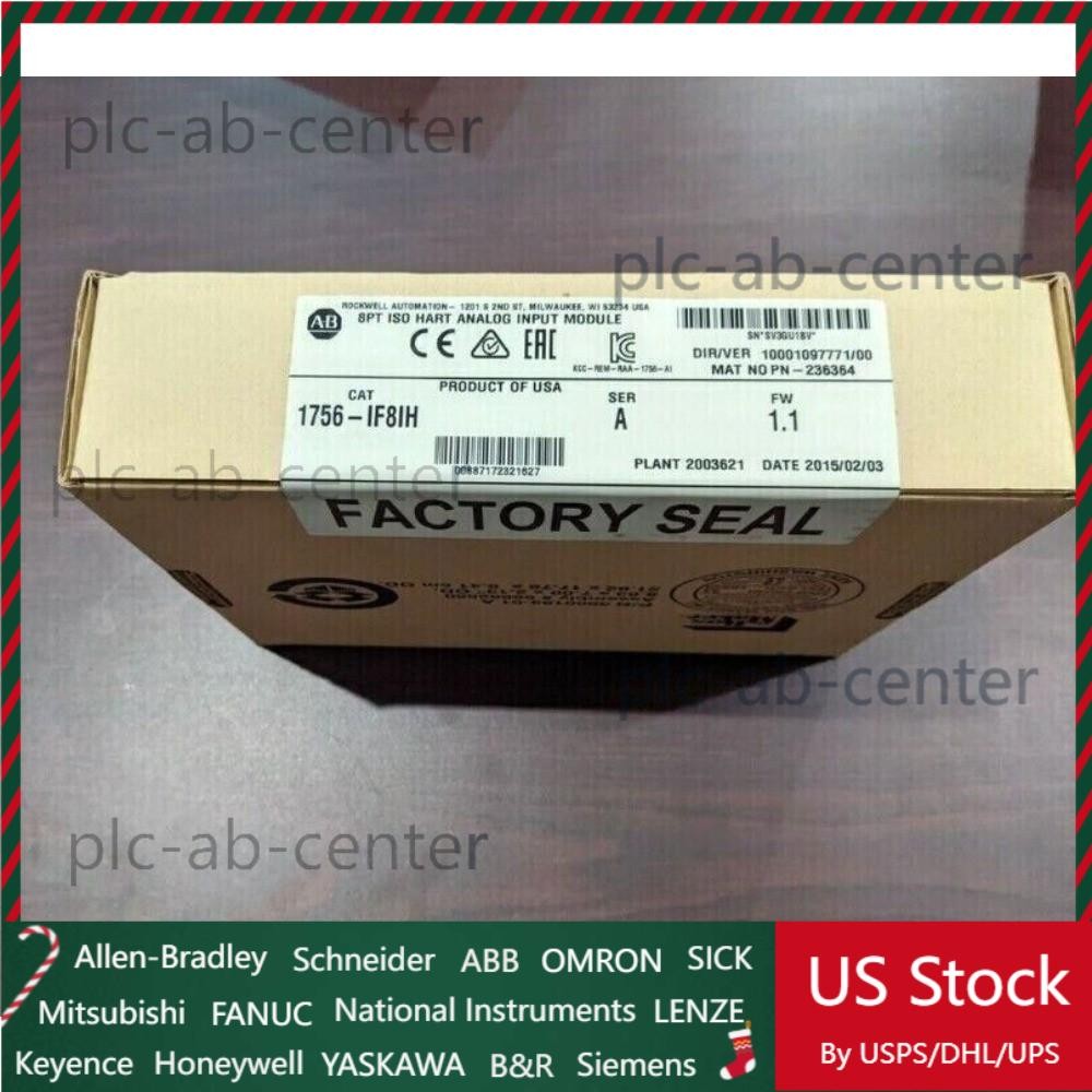 New Factory Sealed Allen bradley 1756-IF8IH 8Pt Analog Input Module 1756IF8IH