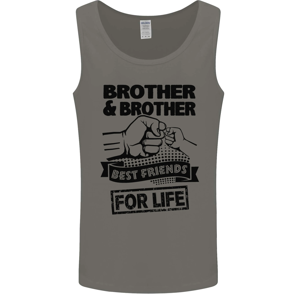 Brother & Brother Friends for Life Funny Mens Vest Tank Top