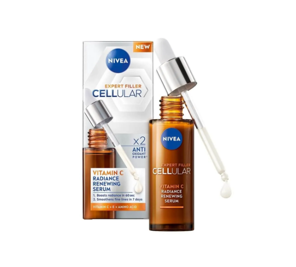 Nivea Face Serum Vitamin C Anti Wrinkles Cellular Expert Filler Restores 30 ml