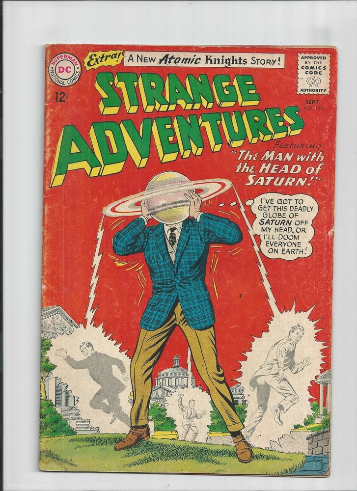 Strange Adventures #156 Atomic Knights,Man With  The Head Of Saturn