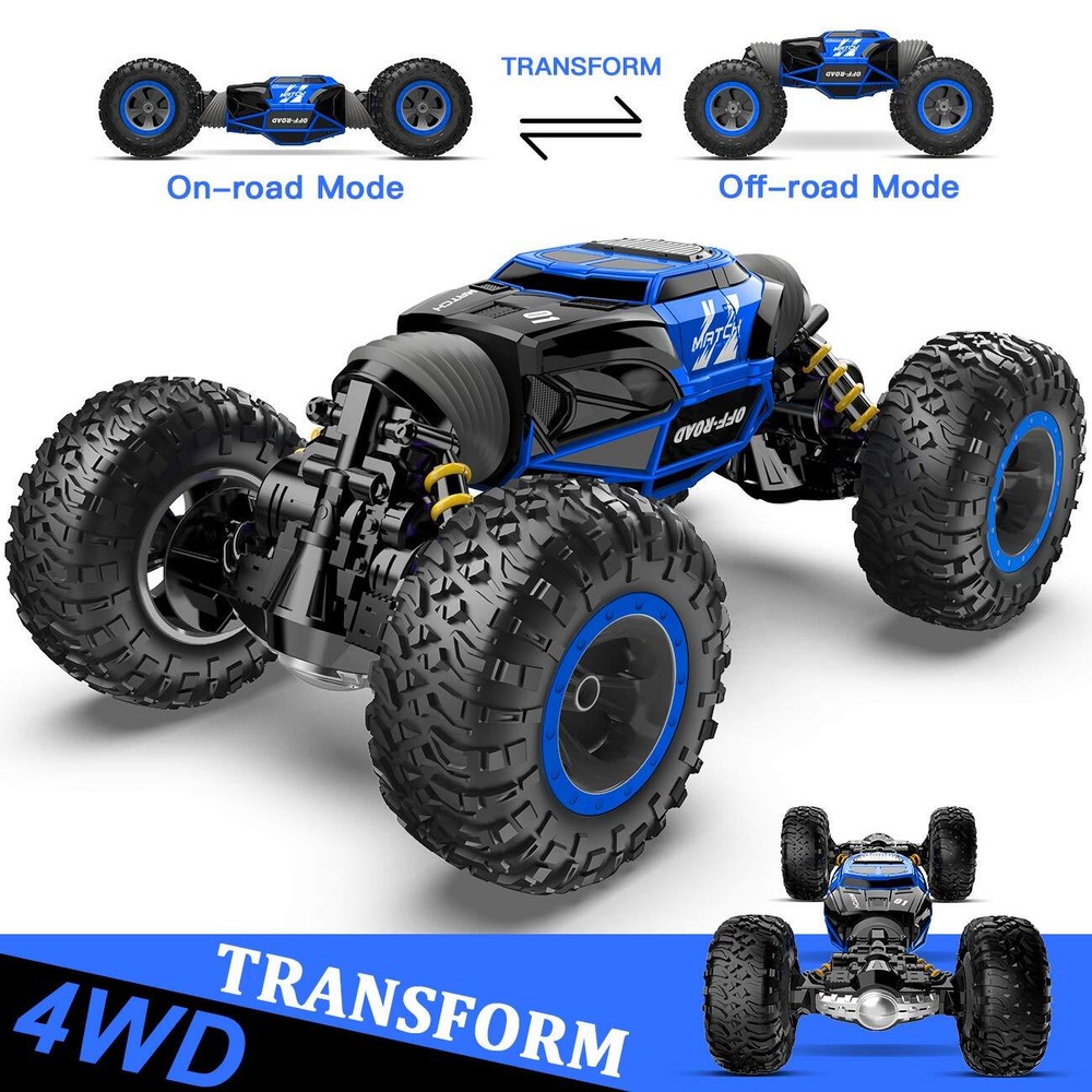 BEZGAR TD141 RC Cars-1:14 Scale Remote Control Crawler, 4WD Transform 15 Km/h Al