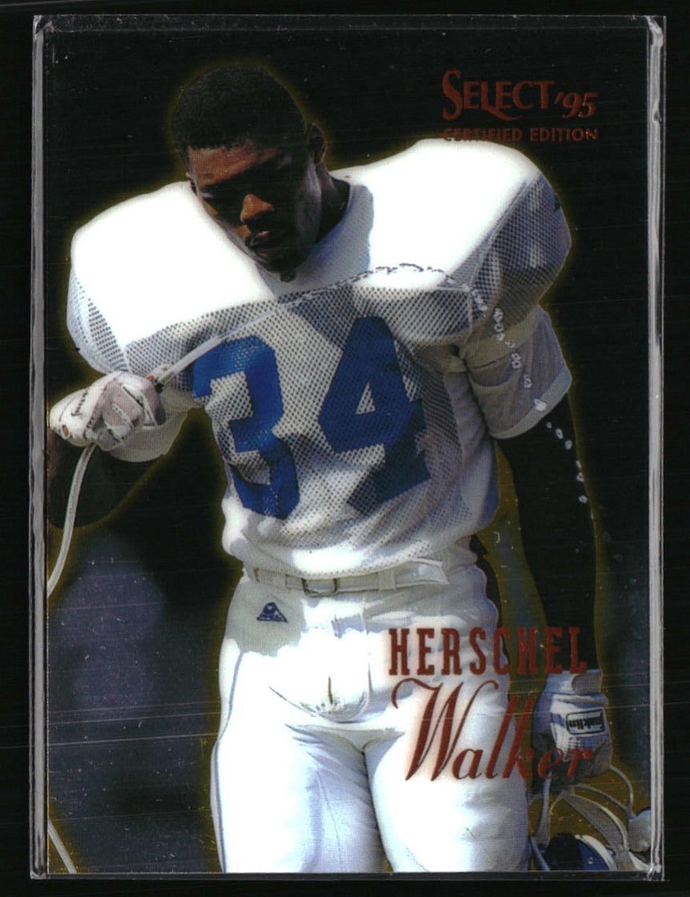Herschel Walker 1995 Select Certified #100  Football Card