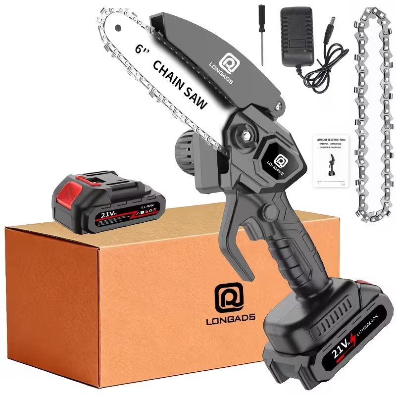 Cordless Chainsaw for Dewalt 21V Max Battery 6 inch Handheld Mini Pruning Saw