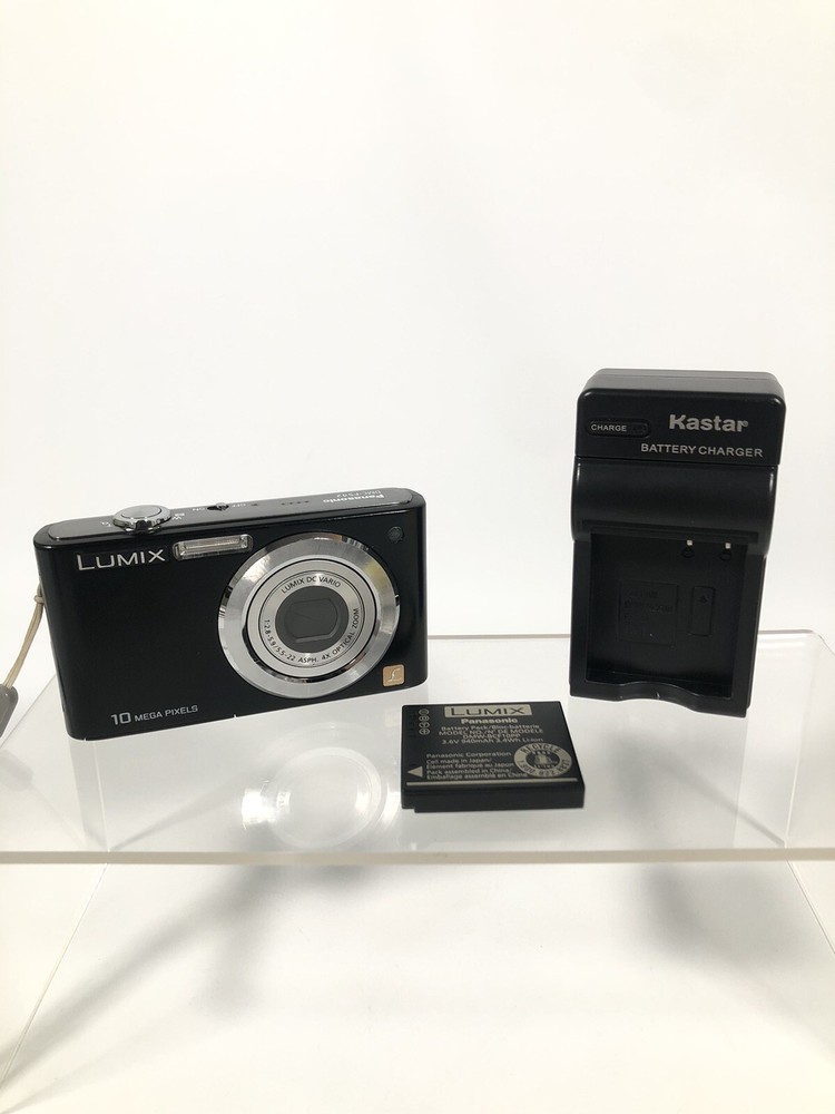 Panasonic Lumix DMC-FS42 Digital Camera 10.1MP 4x Optical Zoom - Black - Tested