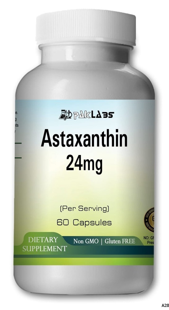 Premium 24mg Astaxanthin Capsules – Free USA Shipping – High Strength