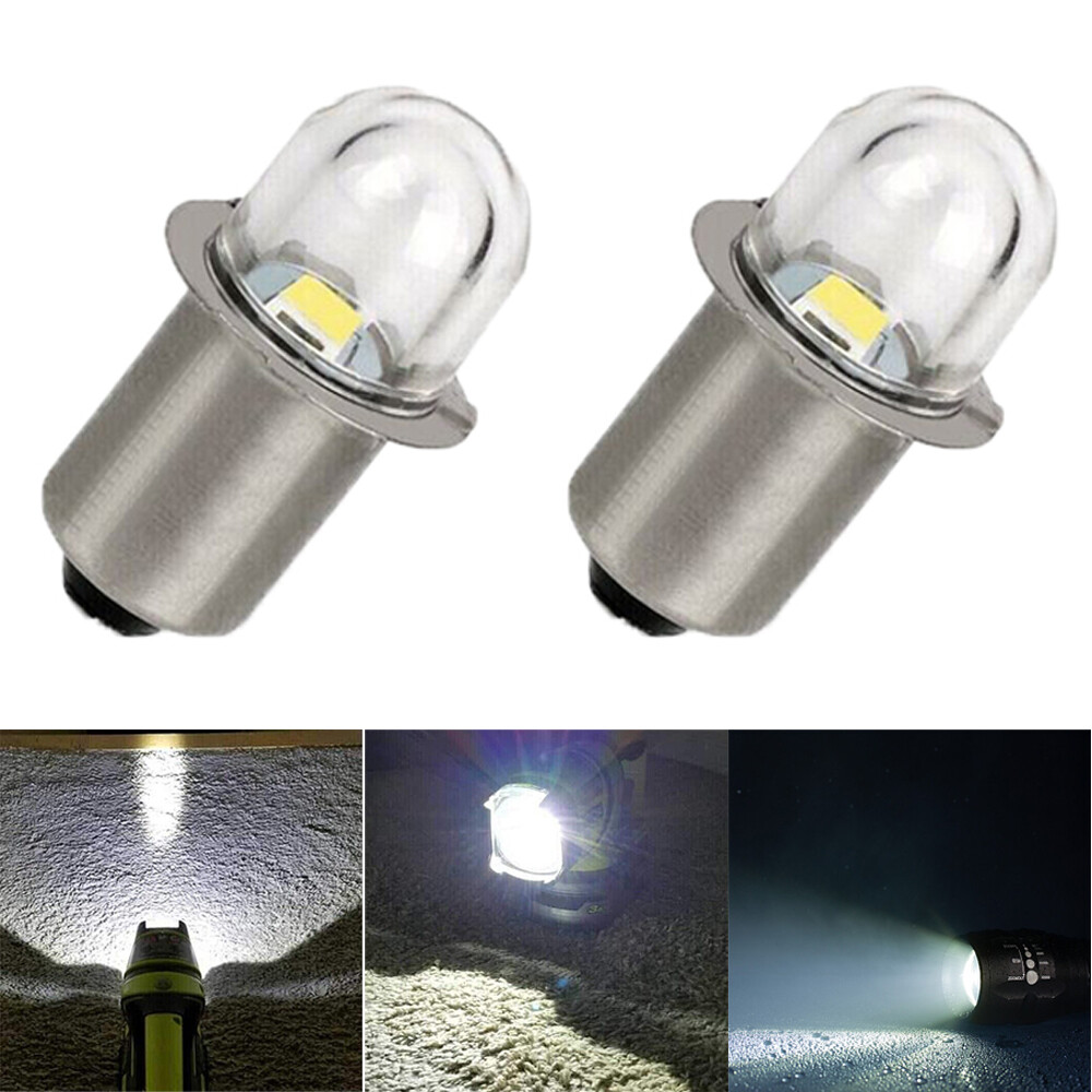 18V LED Flashlight Bulbs 2 Pack for Black Decker PC1800L PC18FL FSL18