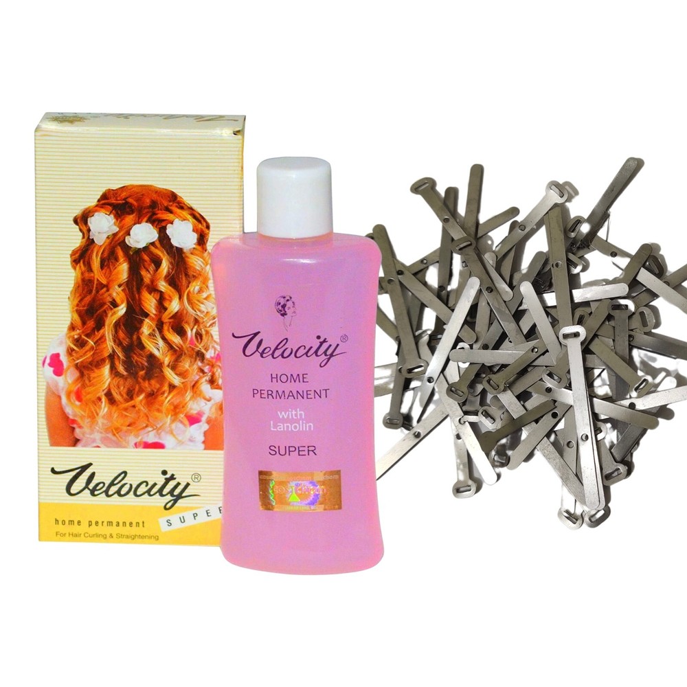Velocity Hair Lotion For Curling & Sraightening Moustach & Beard With Beard Pins