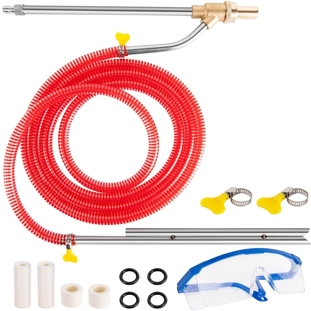 Pressure Washer Sandblasting Kit 5000 PSI Wet Sandblaster Attachment