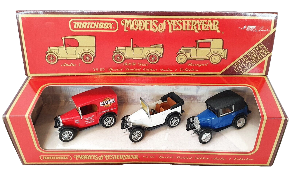 Matchbox Models Of Yesteryear 1:43 AUSTIN BMW ROSENGARD Limited Ed. Set MIB`97