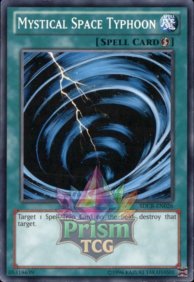 Mystical Space Typhoon SDCR-EN026 Yugioh
