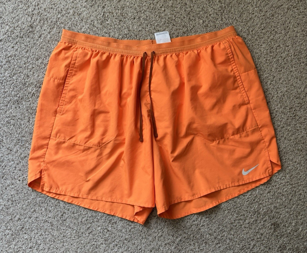 Nike Shorts Mens Sz 4XL Orange Dri-fit Flex Stride 7