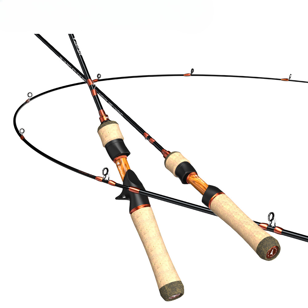 Bait Finesse System UL Spinning Casting Fishing Rod Carbon Fiber 2 Pieces New
