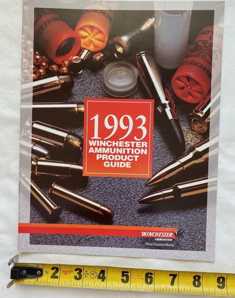 Winchester Ammunition 1993 Product Guide Catalog bullets ammo FREE US SHIPPING!