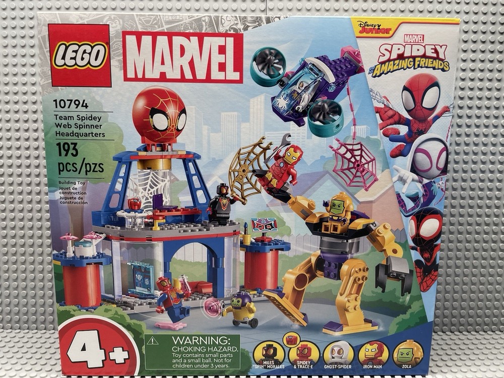 LEGO. Spider-Man: Team Spidey Web Spinner Headquarters (10794). New. Sealed Box.