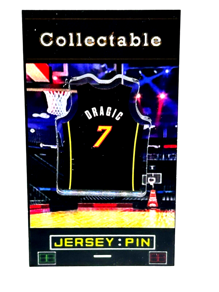Miami Heat Goran Dragic jersey lapel pin NBA collectible fan memorabilia