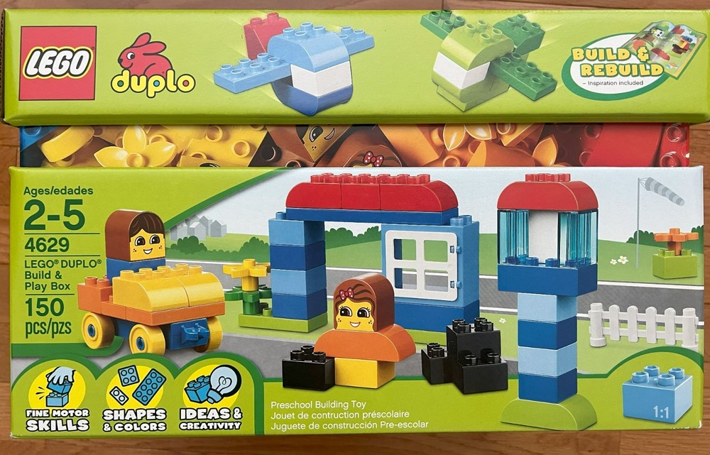 LEGO DUPLO 150-Piece Build & Play Box Set Retired Rare Brand New