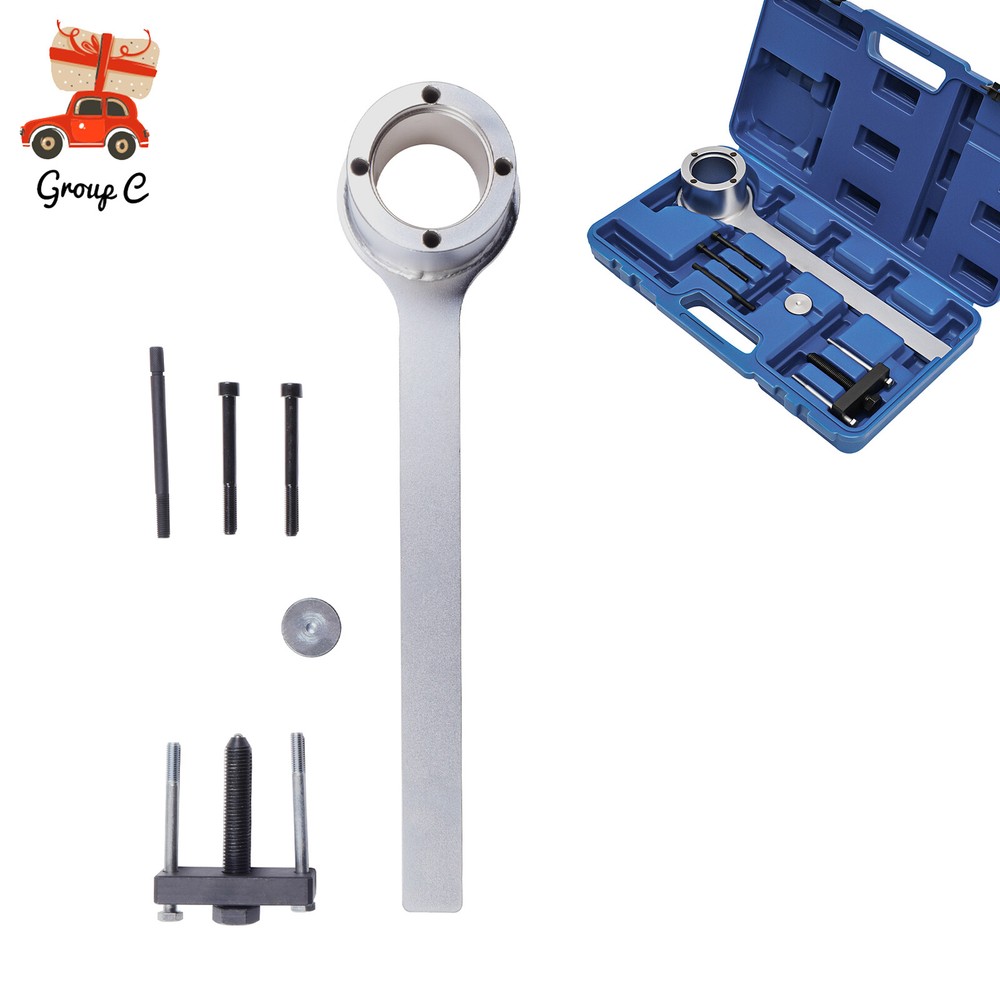 Land Rover Jaguar 4.4L V8 Crankshaft Pulley Puller Removal Tool Kit  