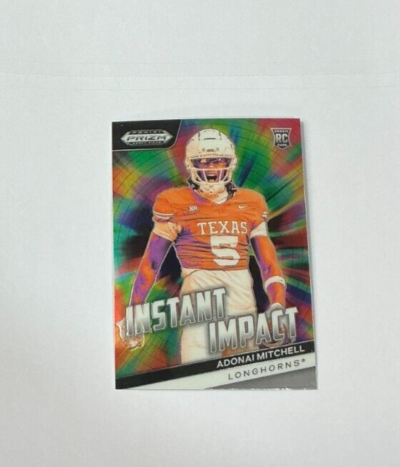 2024 Panini Prizm Draft Picks Adonai Mitchell Colts Rookie Card Instant Impact