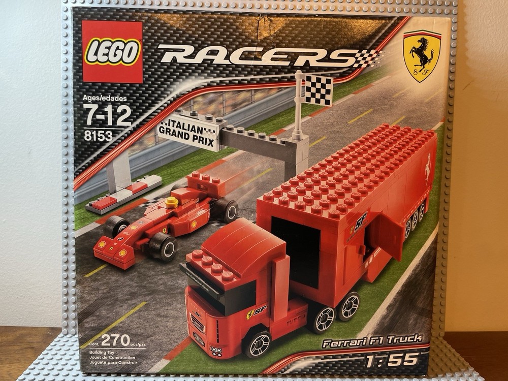 LEGO Racers: Ferrari F1 Truck (8153). New. Sealed Box.