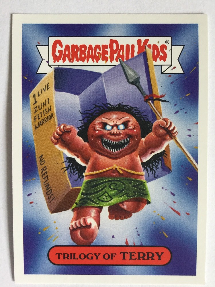 Garbage Pail Kids Sticker Revenge Of Oh The Horror-Ible 18b Trilogy Of Terry