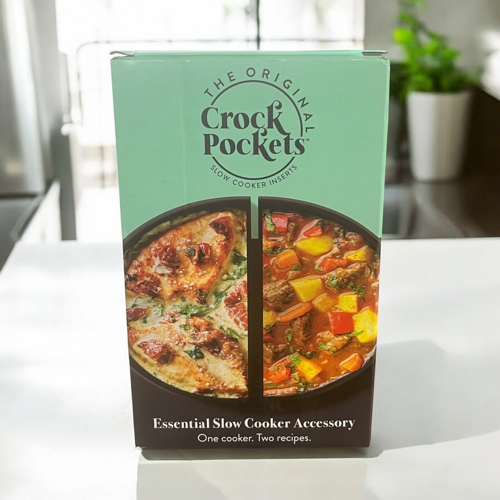 Original Crock Pockets Slow Cooker Insert Dividers 6 Qt New in Box