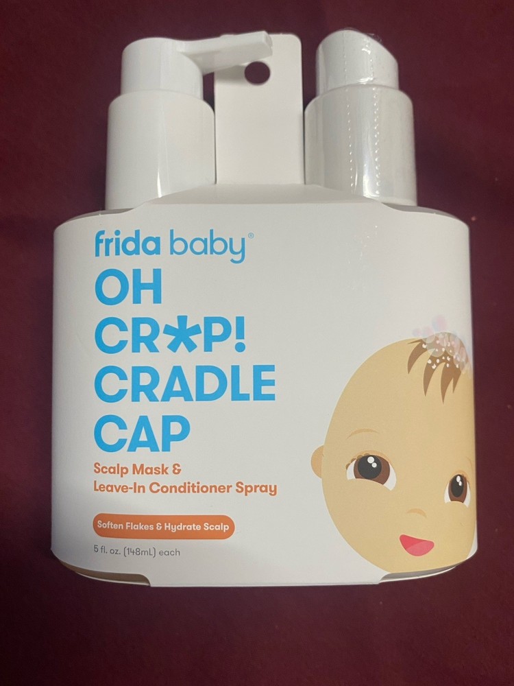 Frida Baby Oh Crap Cradle Cap Scalp Mask and Leave-In Conditioner 5 oz