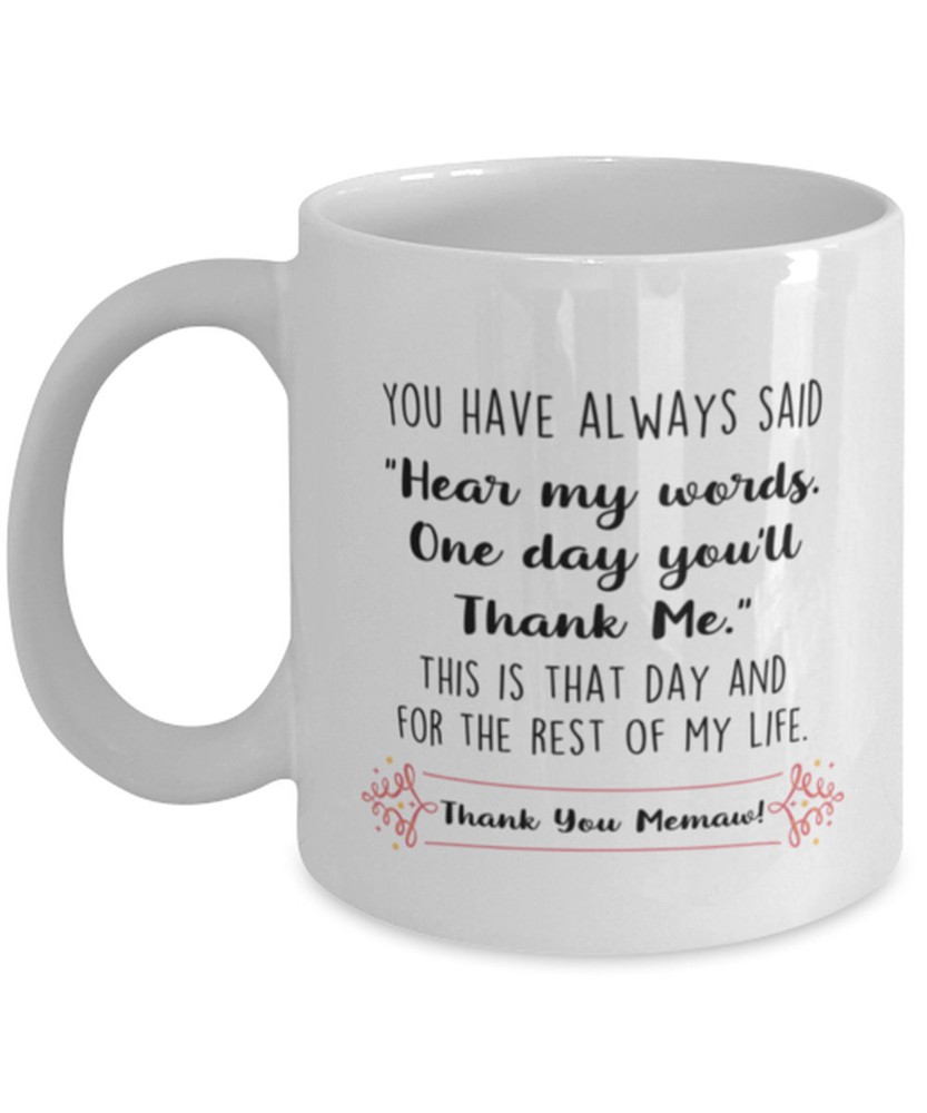 Mothers Day Mug For Memaw Mother Day Gift Memaw Memaw Mug Grandson To Memaw Gift