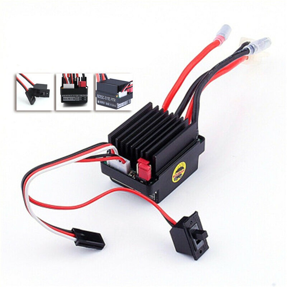 Waterproof Brushed ESC Speed Controller for RC Car Boat Motor