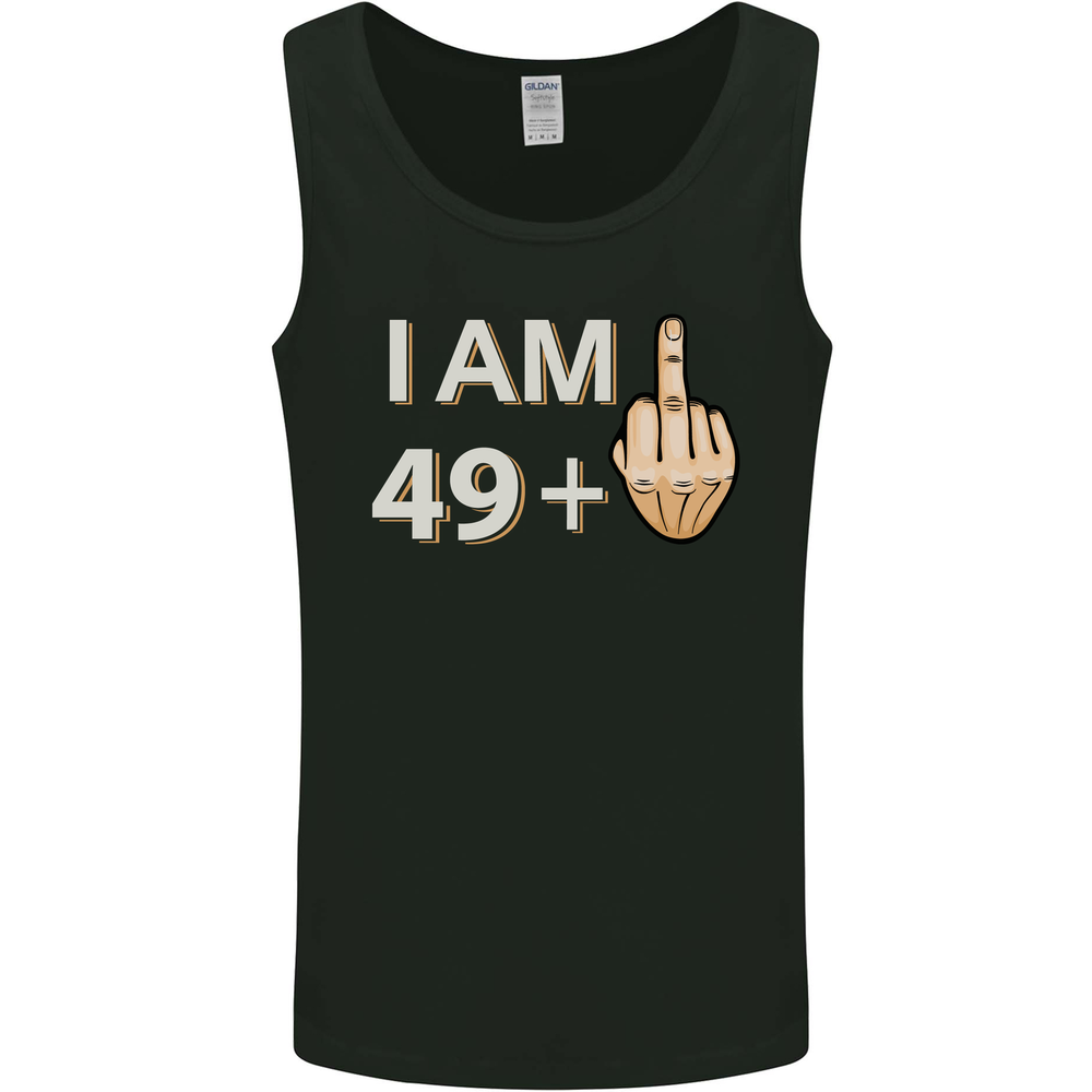 50th Birthday Funny Offensive 50 Year Old Mens Vest Tank Top