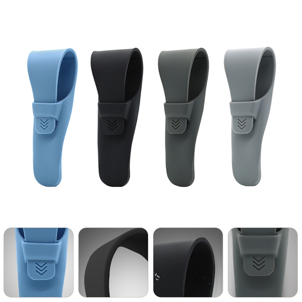 4 Pcs Razor Shaver Pouch Travel Silacone Case Portable