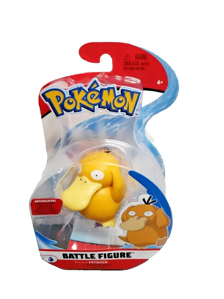 Wicked Cool Toys Pokemon Battle Figure Psyduck Articulated