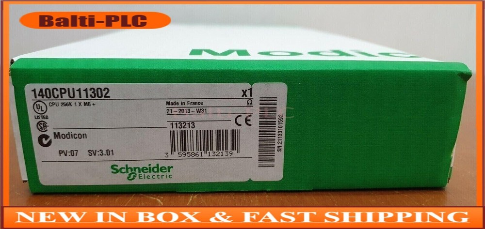 In Box  140CPU11302 140-CPU-11302 PLC Controller CPU Module US Free TAX