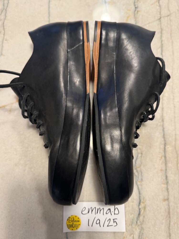 Feit Hand Sewn Low Rubber Shoes, size EU 43 US 10, black, new without box