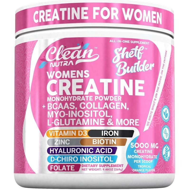 Ladies Creatine Powder with BCAA Collagen Inositol for Muscle Growth and Recovery